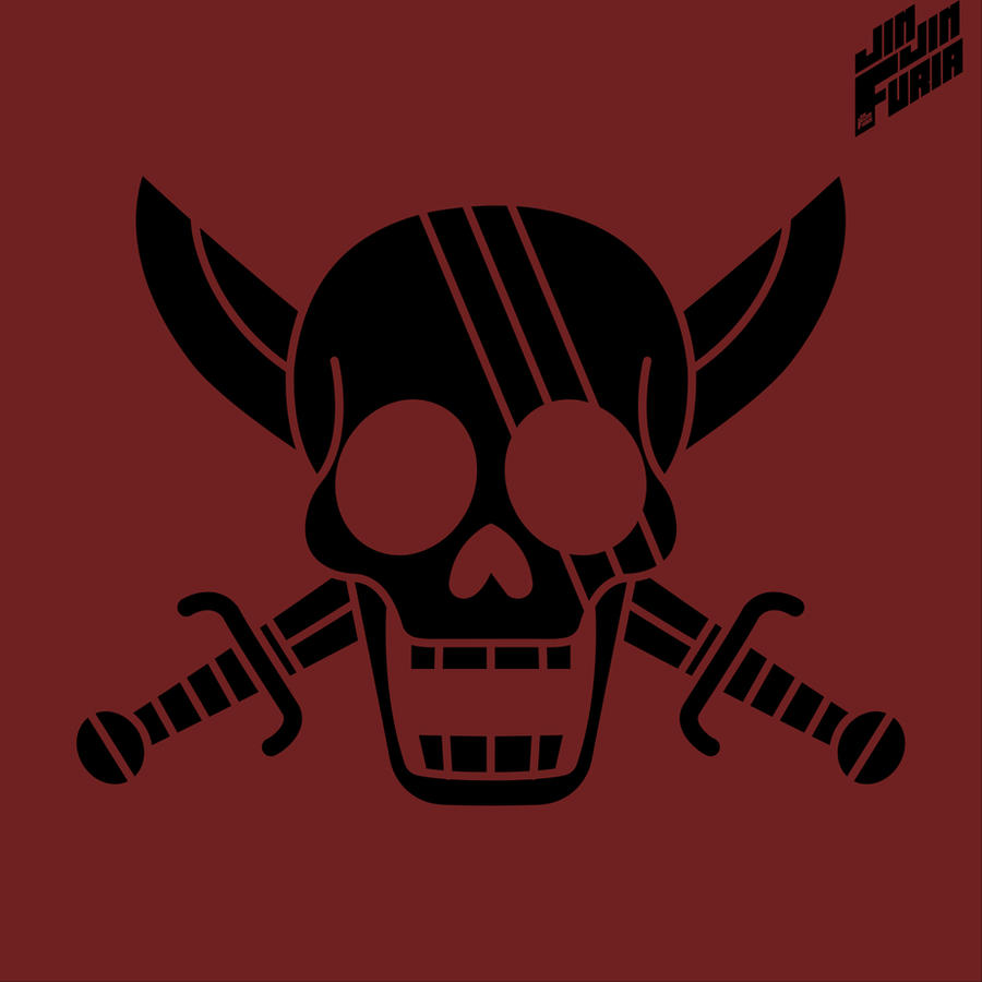 ArtStation - Red-Haired Shanks' Jolly Roger: A One Piece Pirate