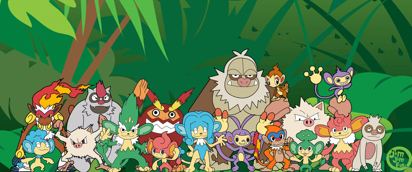 Simpus Pokemon Simios pokemon by jimjimfuria1 on DeviantArt