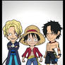 SPECIAL CARD Ace, Luffy and Sabo