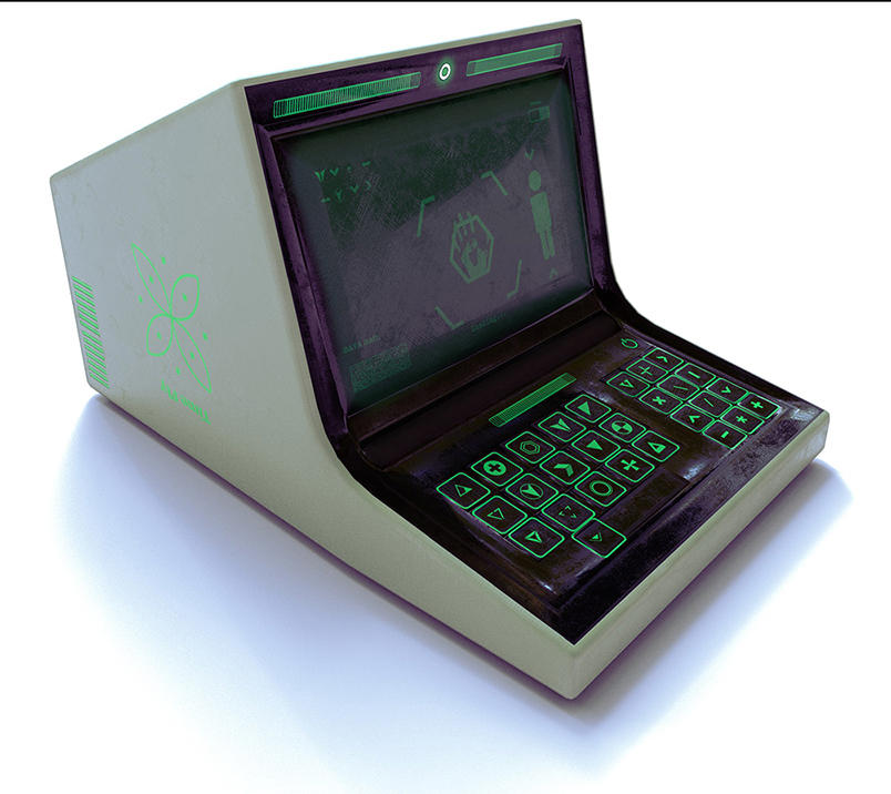 Elf Retro Computer Retro Scifi Computer by GutchiOtakuIsDeviant on DeviantArt