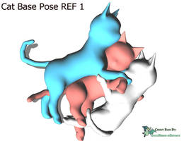 F2U: 3D Cat Base Pose Ref 01