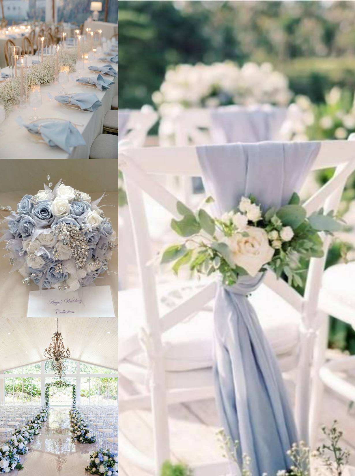 Sky blue wedding theme 60 photos - Astyledwedding.com