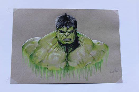 Drawing of the incredible Hulk!