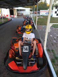 Me in kart (front)