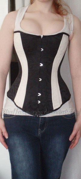 1880s corset (tightly laced)