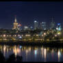 Warsaw by night