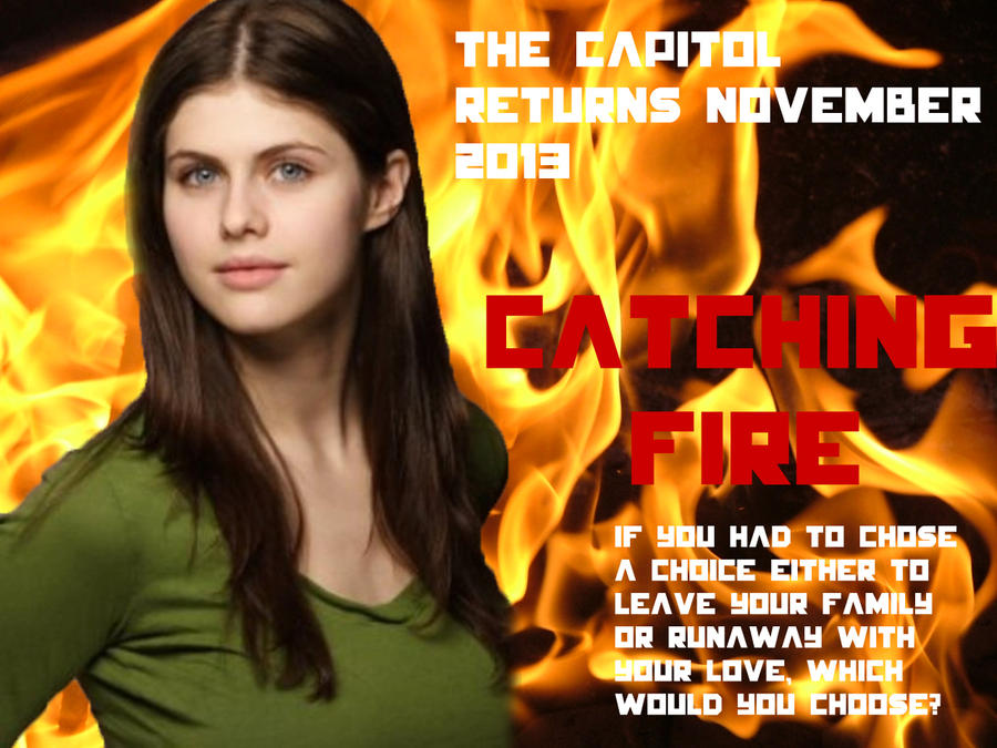 Catching Fire Poster by xcaldalove64 on DeviantArt