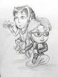 Chibi Maximoff Twins