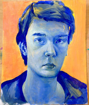 Self-Portrait in Oil