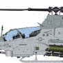 Bell AH-1Z side profile with external weapons