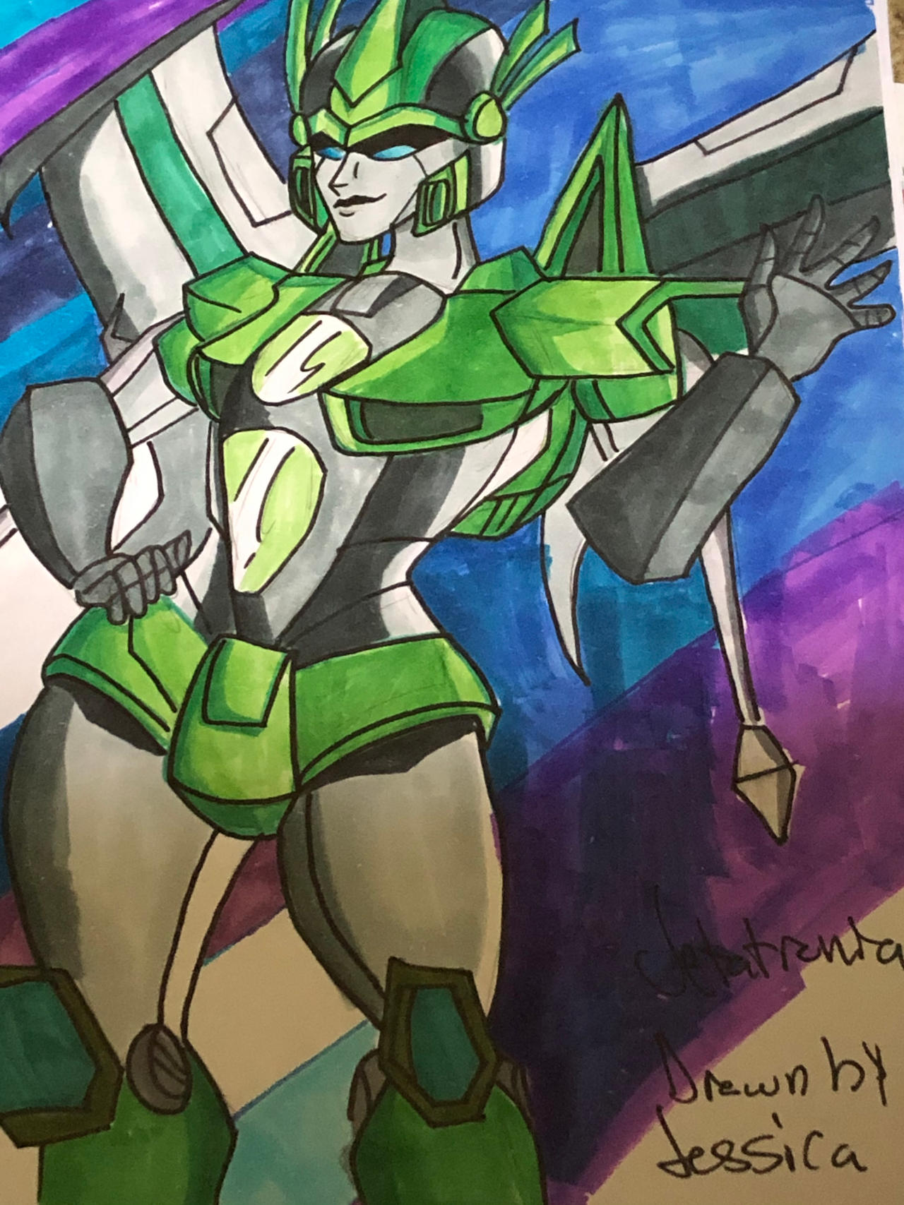 My Transformers Oc in marker form by Robotfangirl67 on DeviantArt