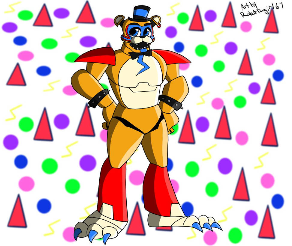 Glam Rock Freddy by Robotfangirl67 on DeviantArt