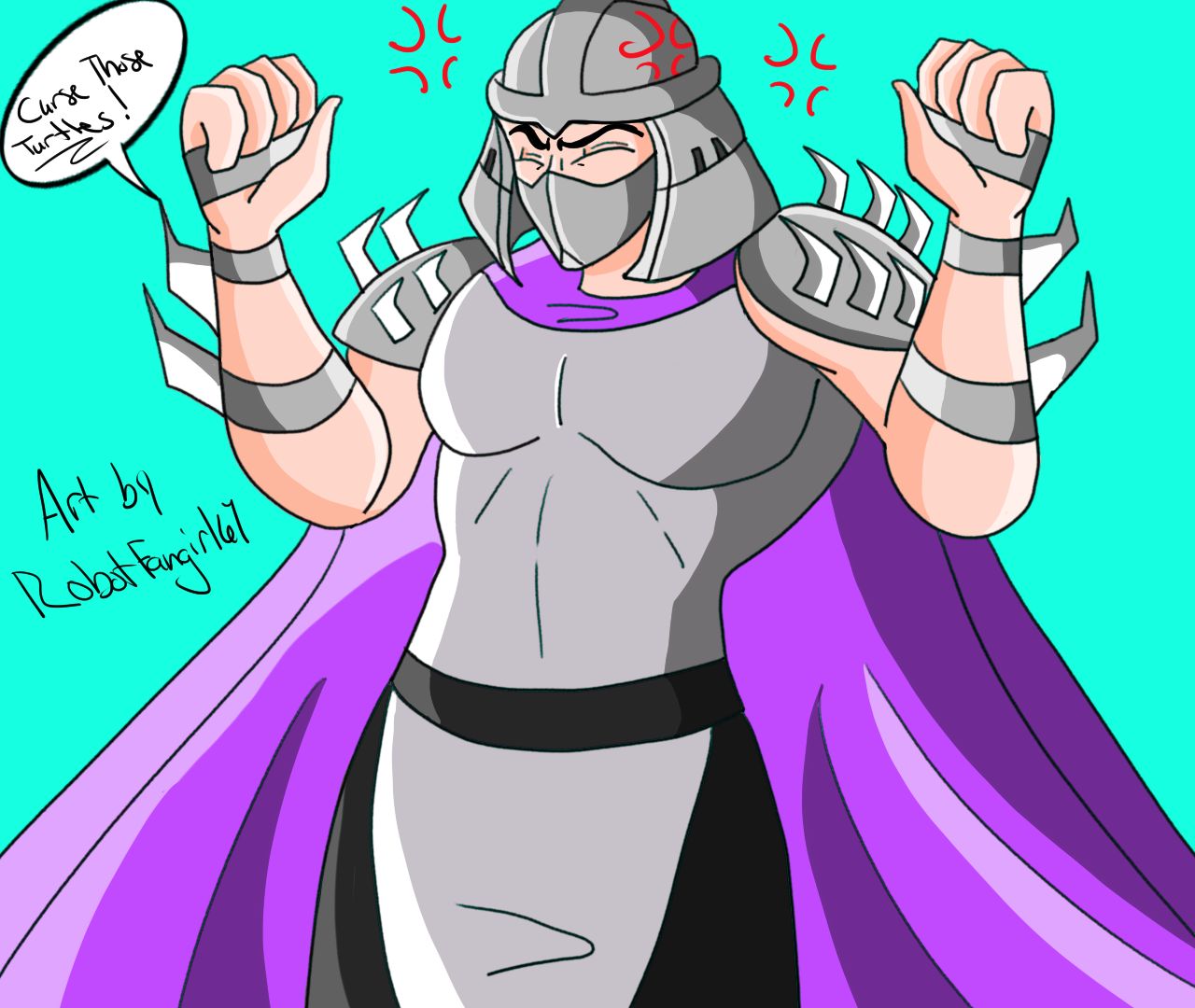 TMNT: 1987's Shredder by Robotfangirl67 on DeviantArt