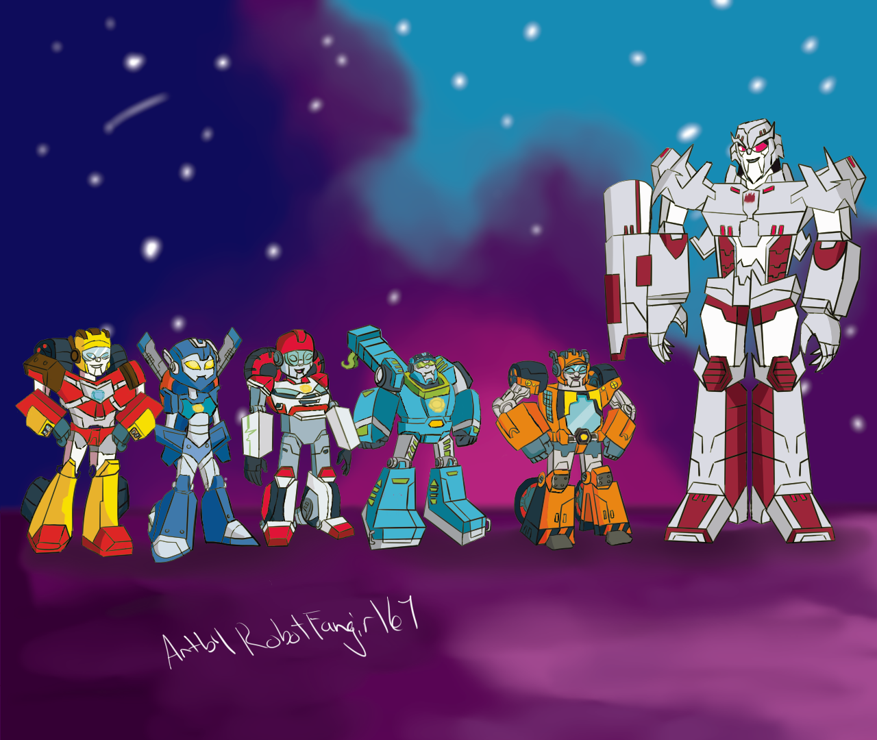 Commission Points RBA Megatron Meets The Recuits by