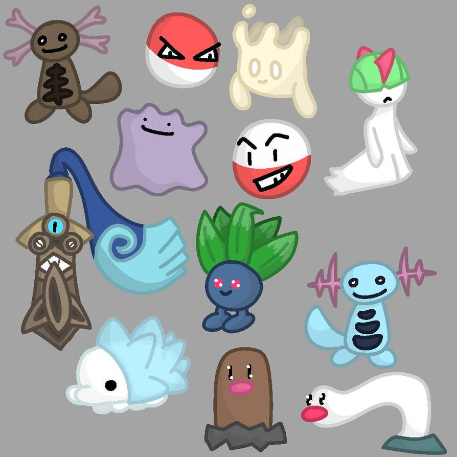 Random Pokemon drawings by ReddotcatUwU on DeviantArt
