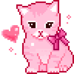 Free Kawaii Pixel Kitten