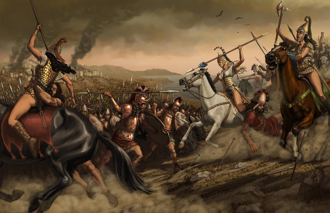 Троя мифология. Битва в Троянской войне.