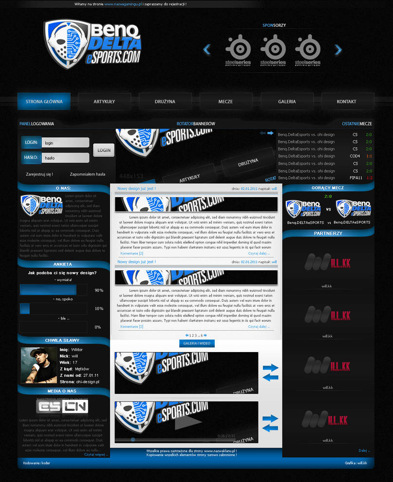 Blue Layoutsfor Rants Layout - blue by willkk on DeviantArt