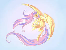 Fluttershy in the breeze