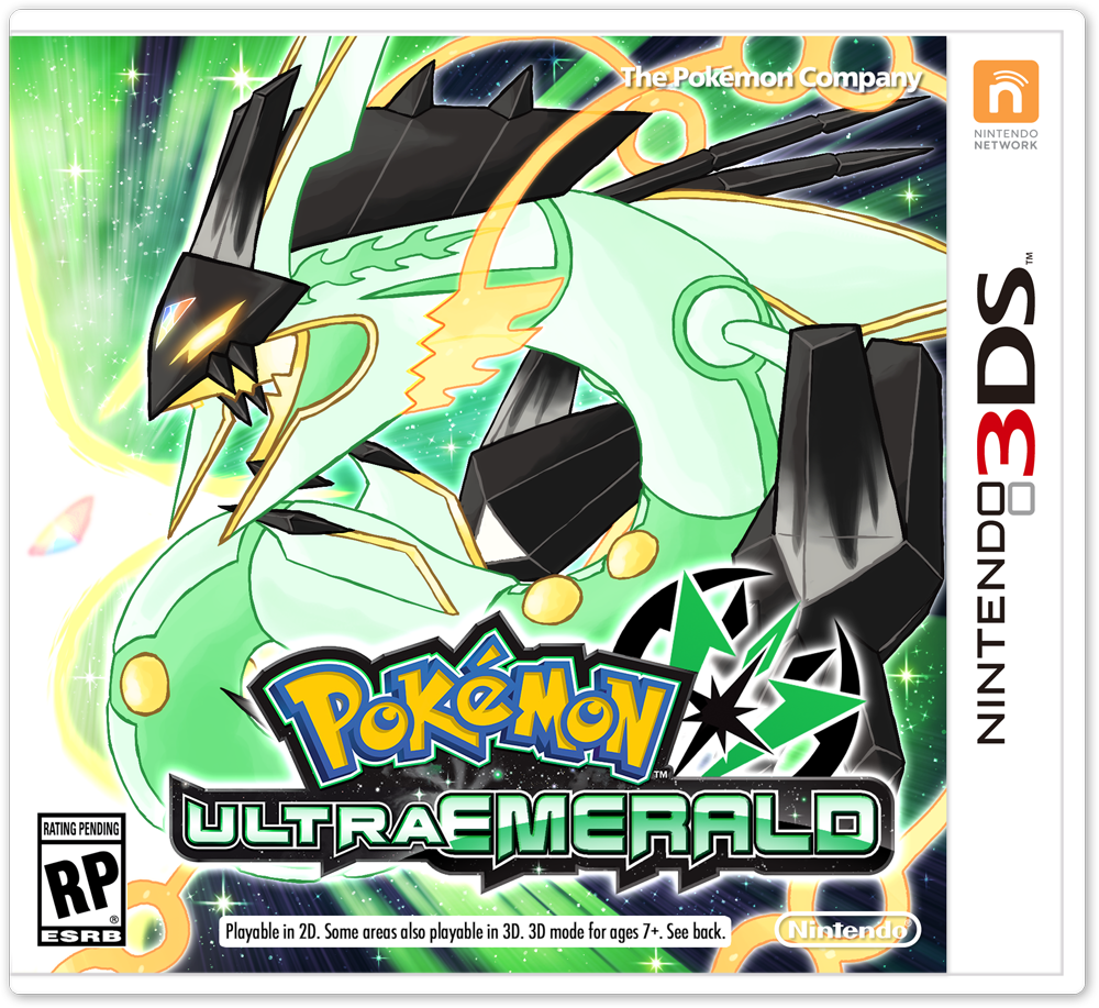 Pokemon Ultra Emerald Boxart By Deltheor On Deviantart