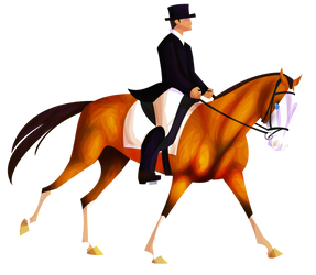 Mini Dressage Vector Sketch