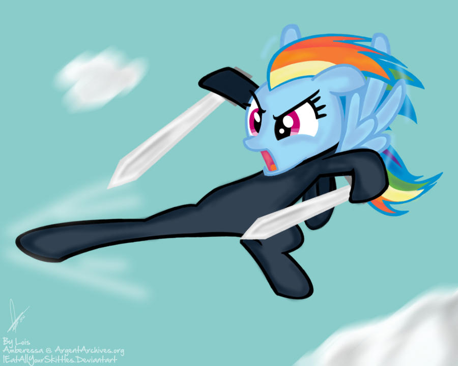 Ninja Rainbow Dash