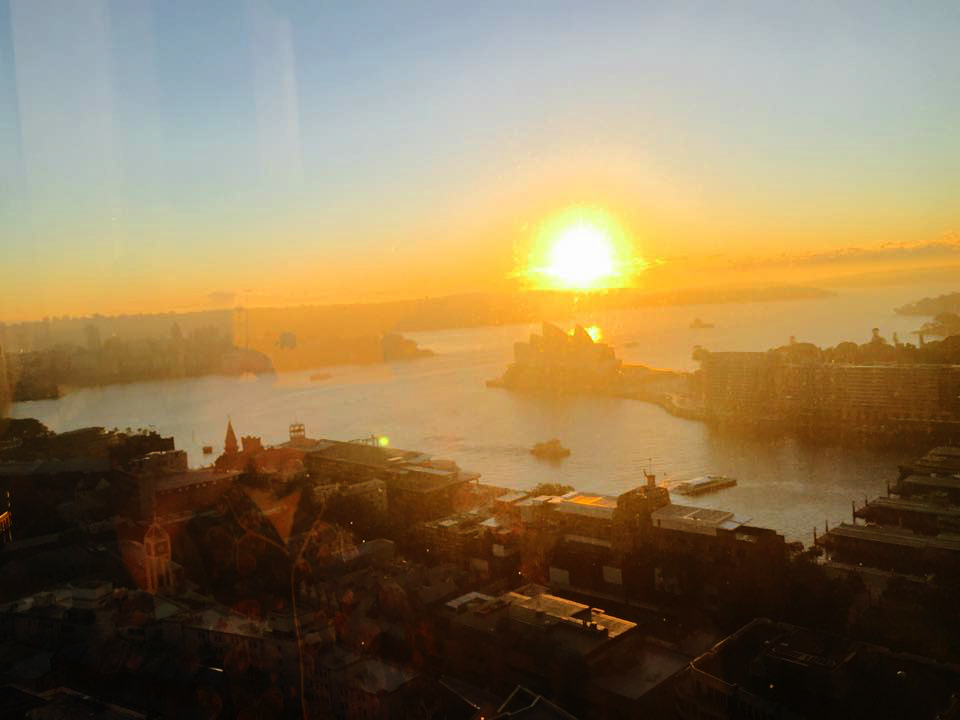 Sunrise over Sydney Harbour