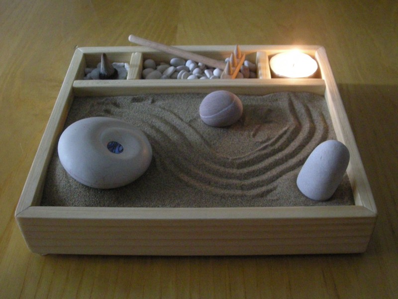 homemade zen garden