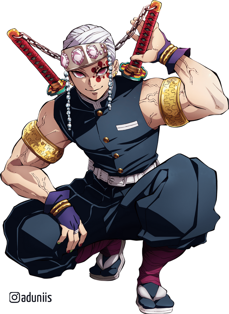 Uzui Tengen Png by aadunis on DeviantArt