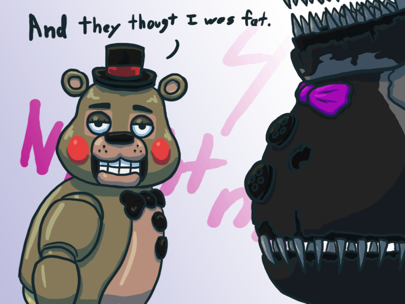 Fnaf4: N-Fredbear, Nightmare, N-Puppet by WellerInkson on DeviantArt