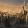 matte painting caslte