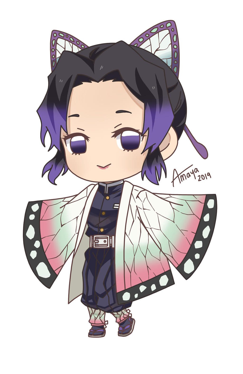 Chibi Kocho Shinobu (KNY) by KomorebiAmaya on DeviantArt