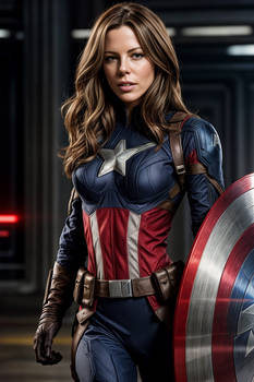 Kate Beckinsale as Captain America