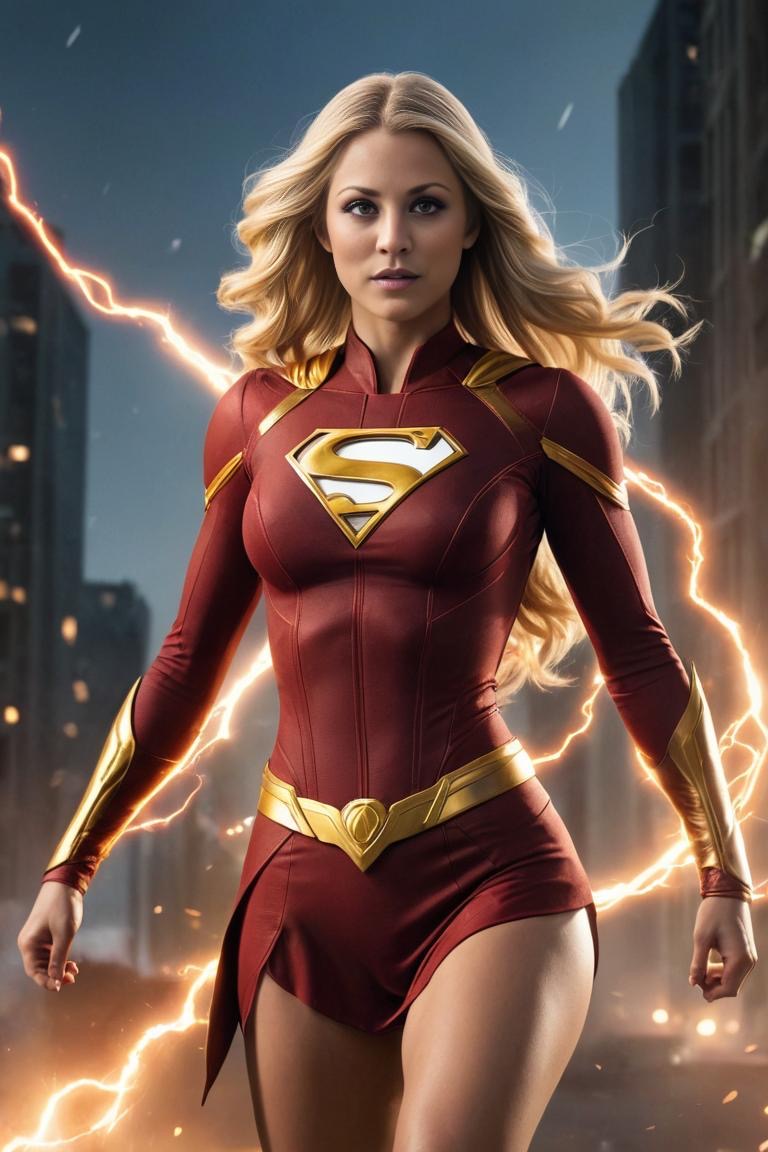 Kaley Cuoco, Superflash by AIJoker on DeviantArt