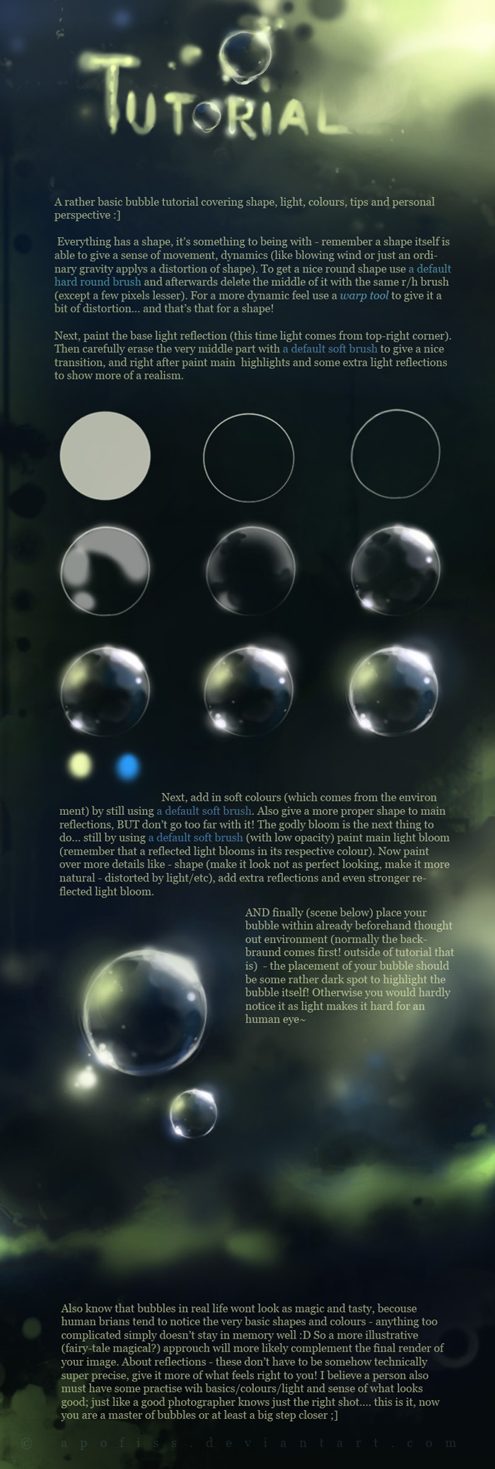 MAGIC bubble tutorial by Apofiss on DeviantArt