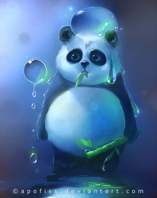 aqua panda by Apofiss