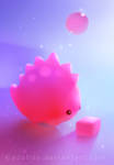 bubble gum dino by Apofiss