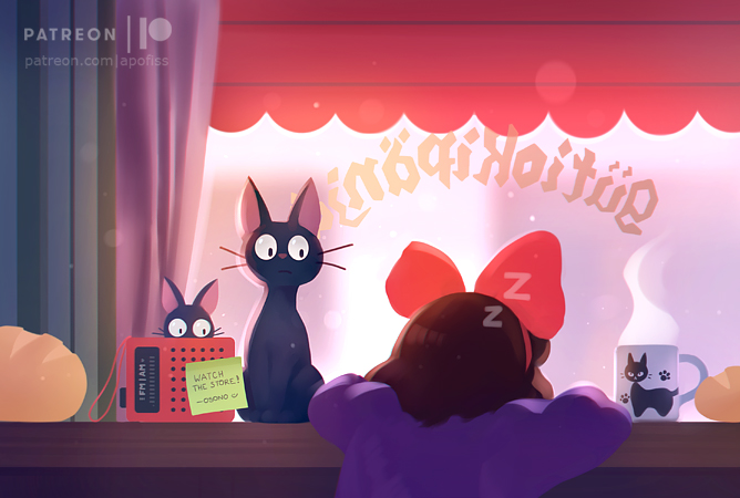 morning at the bakery! by Apofiss
