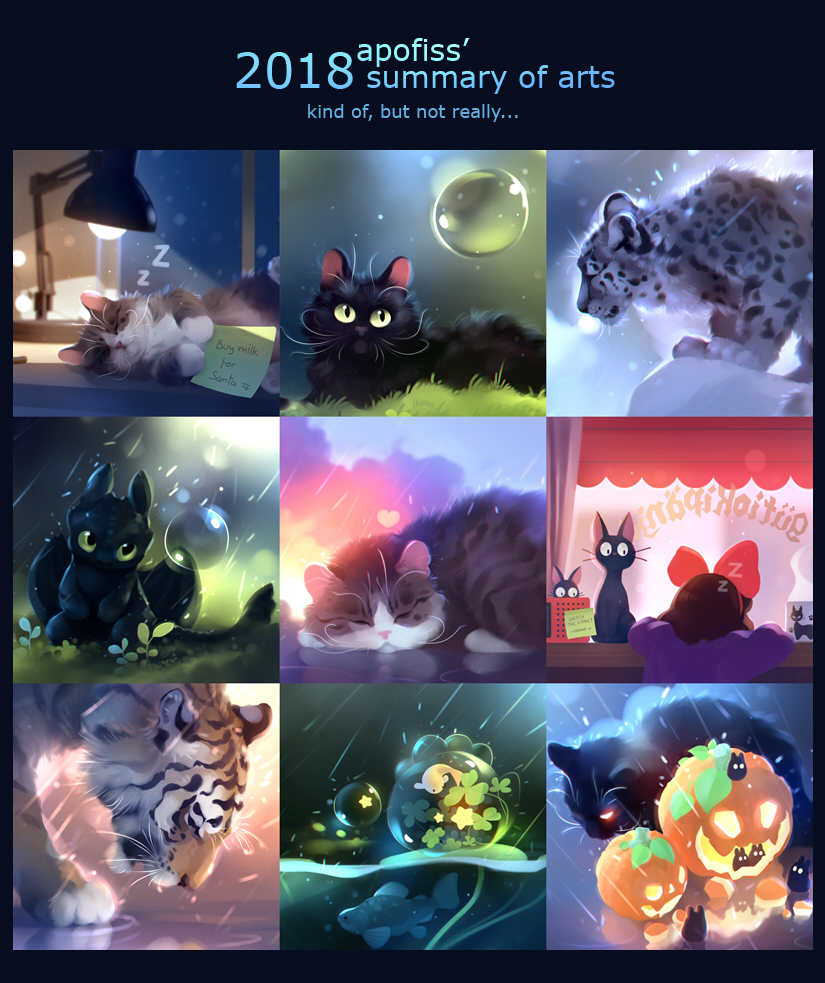 2018 art summary! by Apofiss