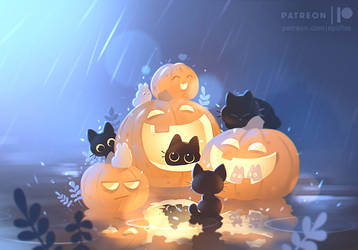 pumpkin party ( live wallpaper )