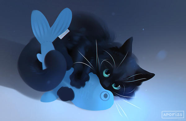 Black kitten by Sylvester0102 on DeviantArt