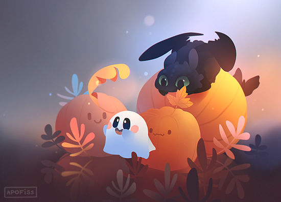 Fell Magic chasing fall magic by Apofiss on DeviantArt