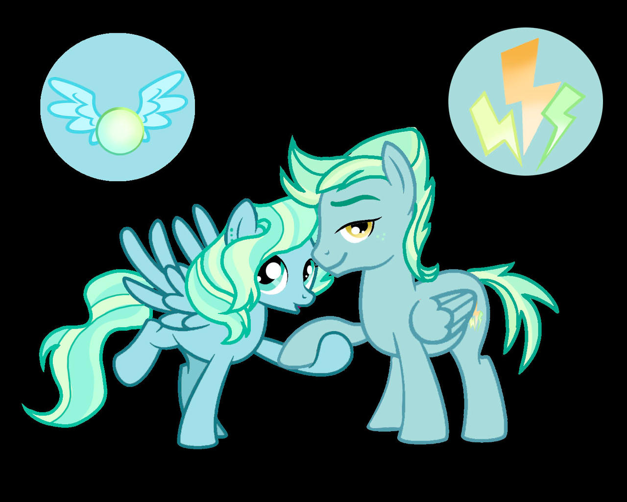 (MLP)(Next Gen) Wind Sky and Spark Feather by GalaxyNightSparkle on ...