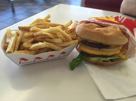 In N Out burger burger and fries