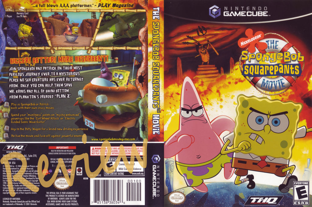 Spongebob movie game (Gamecube) REVIEW by OklahomaLioness on DeviantArt