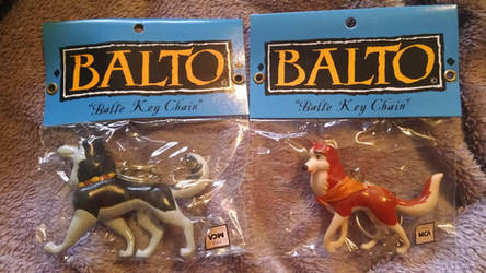 Balto Japanese keychains by Oklahoma-Lioness