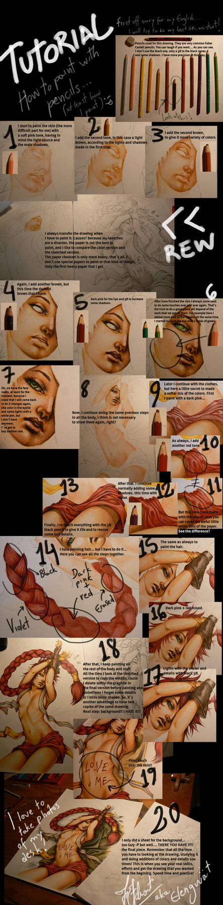 PENCIL TUTORIAL by FranciscoETCHART on DeviantArt