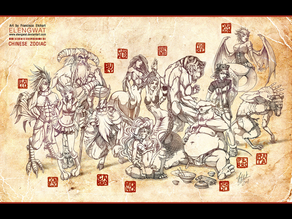 Chinese Zodiac_Wallpaper