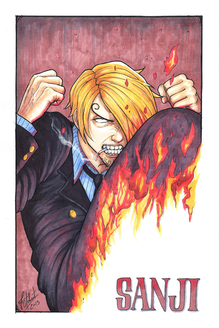 COPIC sketch10 SANJI