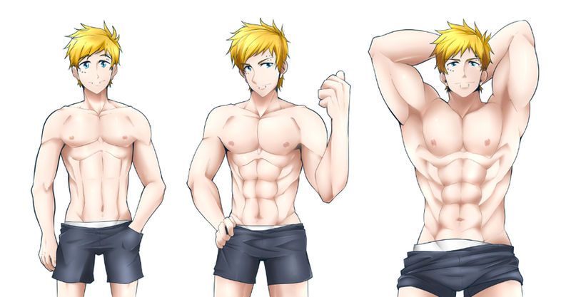 Comm: Muscle Growth Challenge by kuroshinki on DeviantArt